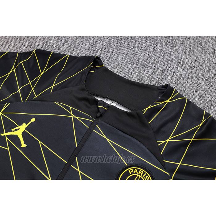 Chandal de Sudadera del Paris Saint-Germain Jordan Nino 2023-2024 Negro